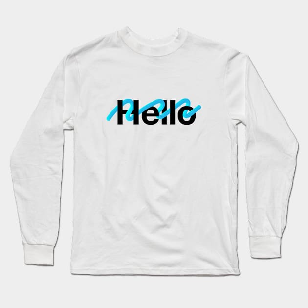 Hello Long Sleeve T-Shirt by jamaljdin